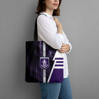 Fremantle Dockers Tote Bag Modern Geometric Sports Graphic Style
