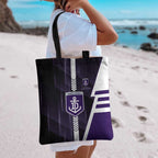 Fremantle Dockers Tote Bag Modern Geometric Sports Graphic Style