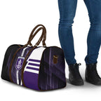 Fremantle Dockers Travel Bag Modern Geometric Sports Graphic Style