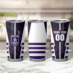 Personalized Fremantle Dockers Tumbler Cup Modern Geometric Sports Graphic Style