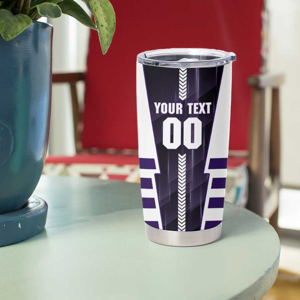 Personalized Fremantle Dockers Tumbler Cup Modern Geometric Sports Graphic Style
