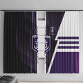 Fremantle Dockers Window Curtain Modern Geometric Sports Graphic Style