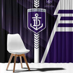 Fremantle Dockers Window Curtain Modern Geometric Sports Graphic Style