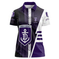 Personalized Fremantle Dockers Women Polo Shirt Modern Geometric Sports Graphic Style