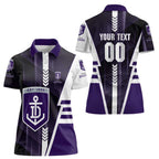 Personalized Fremantle Dockers Women Polo Shirt Modern Geometric Sports Graphic Style