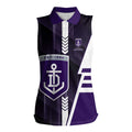 Personalized Fremantle Dockers Women Sleeveless Polo Shirt Modern Geometric Sports Graphic Style