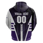 Personalized Fremantle Dockers Zip Hoodie Modern Geometric Sports Graphic Style