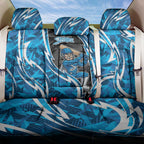Adelaide Strikers Back Car Seat Cover Flaming Lightning Storm Geometric Sports Mascot Art