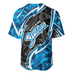 Adelaide Strikers Baseball Jersey Flaming Lightning Storm Geometric Sports Mascot Art