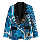 Adelaide Strikers Blazer Flaming Lightning Storm Geometric Sports Mascot Art