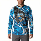 Adelaide Strikers Button Sweatshirt Flaming Lightning Storm Geometric Sports Mascot Art