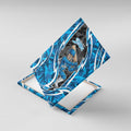 Adelaide Strikers Canvas Wall Art Flaming Lightning Storm Geometric Sports Mascot Art