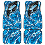 Adelaide Strikers Car Mats Flaming Lightning Storm Geometric Sports Mascot Art