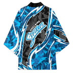Adelaide Strikers Kimono Flaming Lightning Storm Geometric Sports Mascot Art
