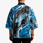 Adelaide Strikers Kimono Flaming Lightning Storm Geometric Sports Mascot Art