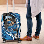 Adelaide Strikers Luggage Cover Flaming Lightning Storm Geometric Sports Mascot Art