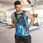 Adelaide Strikers Men Tank Top Flaming Lightning Storm Geometric Sports Mascot Art
