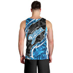 Adelaide Strikers Men Tank Top Flaming Lightning Storm Geometric Sports Mascot Art