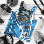 Adelaide Strikers Men Tank Top Flaming Lightning Storm Geometric Sports Mascot Art