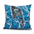 Adelaide Strikers Pillow Cover Flaming Lightning Storm Geometric Sports Mascot Art