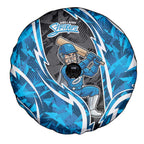 Adelaide Strikers Spare Tire Cover Flaming Lightning Storm Geometric Sports Mascot Art
