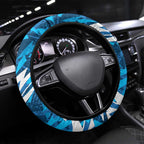 Adelaide Strikers Steering Wheel Cover Flaming Lightning Storm Geometric Sports Mascot Art
