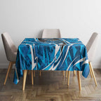 Adelaide Strikers Tablecloth Flaming Lightning Storm Geometric Sports Mascot Art
