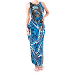 Adelaide Strikers Tank Maxi Dress Flaming Lightning Storm Geometric Sports Mascot Art