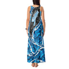 Adelaide Strikers Tank Maxi Dress Flaming Lightning Storm Geometric Sports Mascot Art