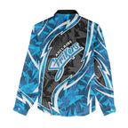 Adelaide Strikers Women Casual Shirt Flaming Lightning Storm Geometric Sports Mascot Art