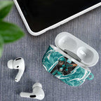 Brisbane Heat AirPods Case Flaming Lightning Storm Geometric Sports Mascot Art