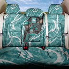 Brisbane Heat Back Car Seat Cover Flaming Lightning Storm Geometric Sports Mascot Art