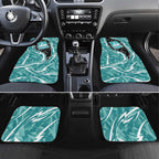 Brisbane Heat Car Mats Flaming Lightning Storm Geometric Sports Mascot Art