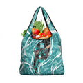 Brisbane Heat Grocery Bag Flaming Lightning Storm Geometric Sports Mascot Art