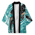 Brisbane Heat Kimono Flaming Lightning Storm Geometric Sports Mascot Art