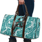 Brisbane Heat Travel Bag Flaming Lightning Storm Geometric Sports Mascot Art