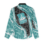 Brisbane Heat Women Casual Shirt Flaming Lightning Storm Geometric Sports Mascot Art