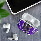 Hobart Hurricanes AirPods Case Flaming Lightning Storm Geometric Sports Mascot Art