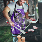 Hobart Hurricanes Apron Flaming Lightning Storm Geometric Sports Mascot Art