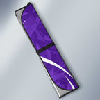 Hobart Hurricanes Auto Sun Shade Flaming Lightning Storm Geometric Sports Mascot Art