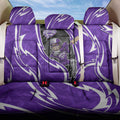 Hobart Hurricanes Back Car Seat Cover Flaming Lightning Storm Geometric Sports Mascot Art