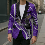 Hobart Hurricanes Blazer Flaming Lightning Storm Geometric Sports Mascot Art