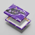 Hobart Hurricanes Canvas Wall Art Flaming Lightning Storm Geometric Sports Mascot Art