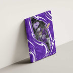 Hobart Hurricanes Canvas Wall Art Flaming Lightning Storm Geometric Sports Mascot Art