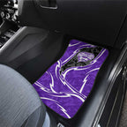Hobart Hurricanes Car Mats Flaming Lightning Storm Geometric Sports Mascot Art