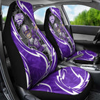Hobart Hurricanes Car Seat Cover Flaming Lightning Storm Geometric Sports Mascot Art
