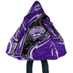 Hobart Hurricanes Cloak Flaming Lightning Storm Geometric Sports Mascot Art