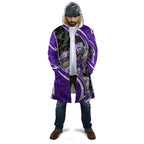 Hobart Hurricanes Cloak Flaming Lightning Storm Geometric Sports Mascot Art