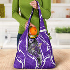 Hobart Hurricanes Grocery Bag Flaming Lightning Storm Geometric Sports Mascot Art