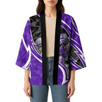 Hobart Hurricanes Kimono Flaming Lightning Storm Geometric Sports Mascot Art